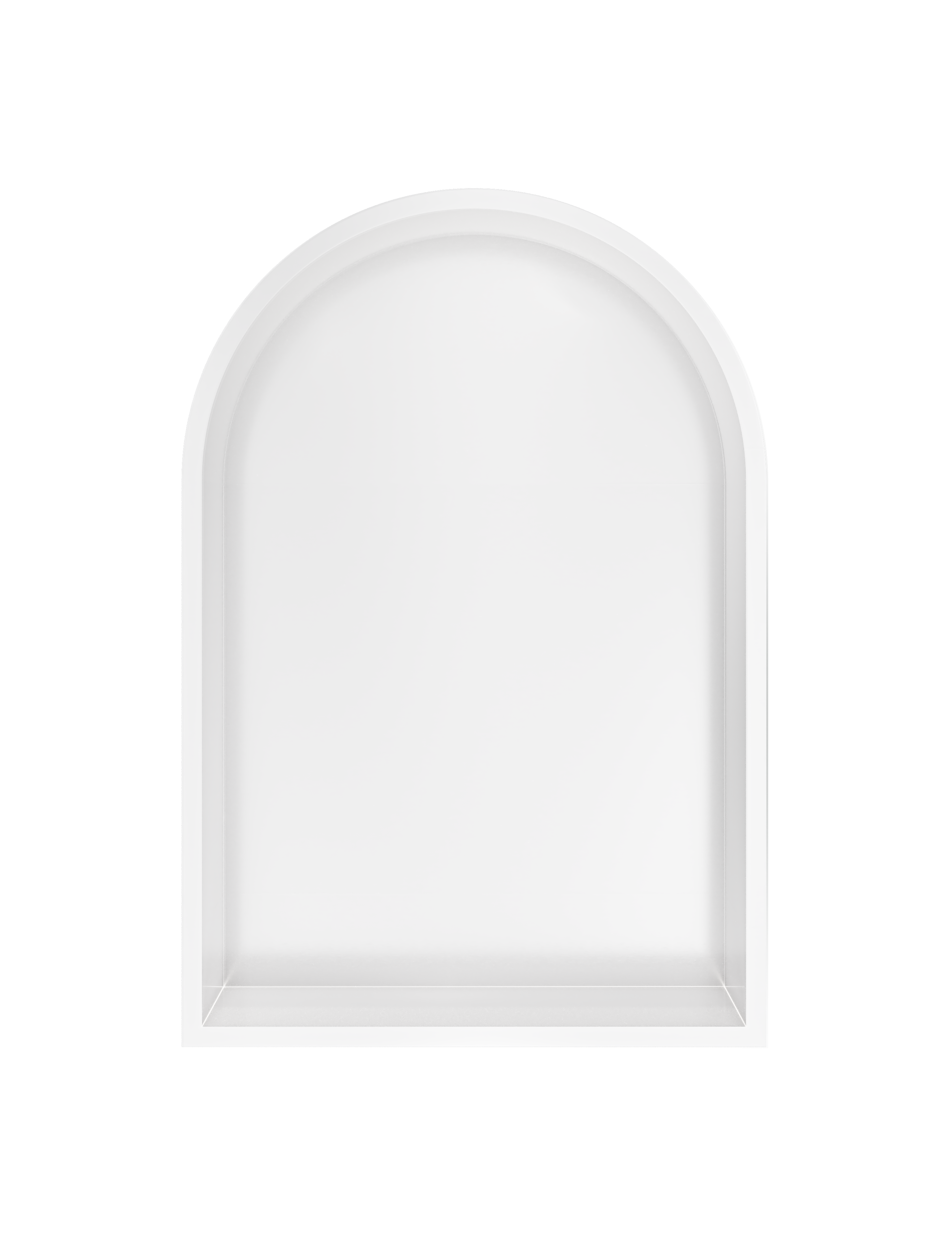 Hotbath More inbouwbox of inbouwnis toogmodel 30x45x10cm BOW30WH Mat wit