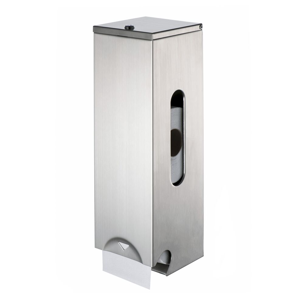 Geesa PUBLIC AREA toiletroldispenser voor 3 rollen 911233 rvs geborsteld