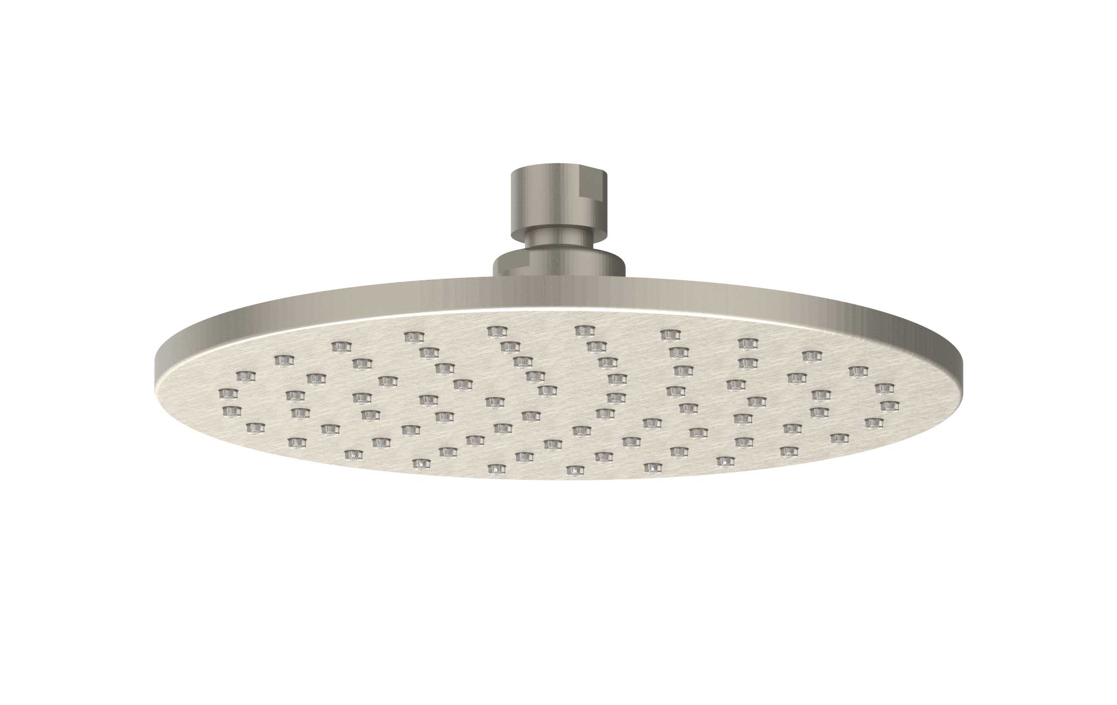 IVY Toebehoren Hoofddouche medium 20cm met antikalk nozzels 6900653 gebr. nickel PVD