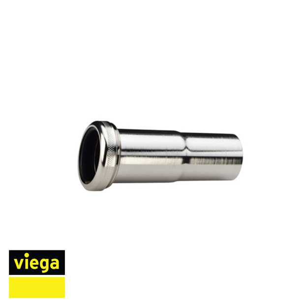 Viega RVS loodkoppeling lang model 1 1/4x32mm (117788)