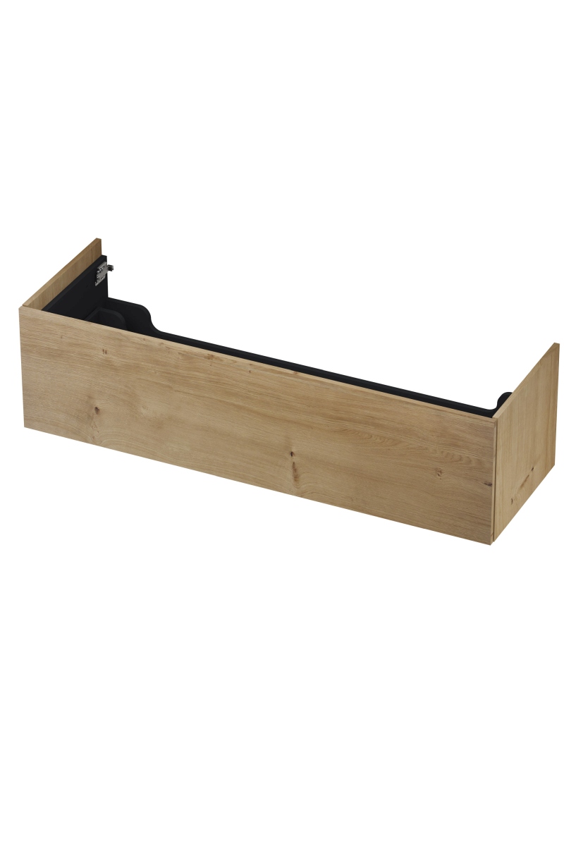 INK onderkast 1 lade push 2 open 1259827 Fineer Ash grey H376xB1400xD450