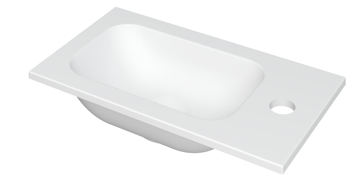 INK Enter Fontein polystone m. krgt. universeel H10xB400xD220 Mat wit / 3404361