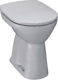 Euroline closet AO verhoogd +6 H8253870000001 wit