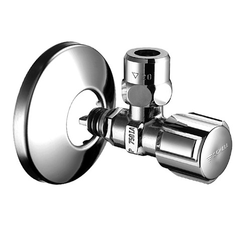 Schell Quick hoekstopkraan 1/2 chroom  053040699