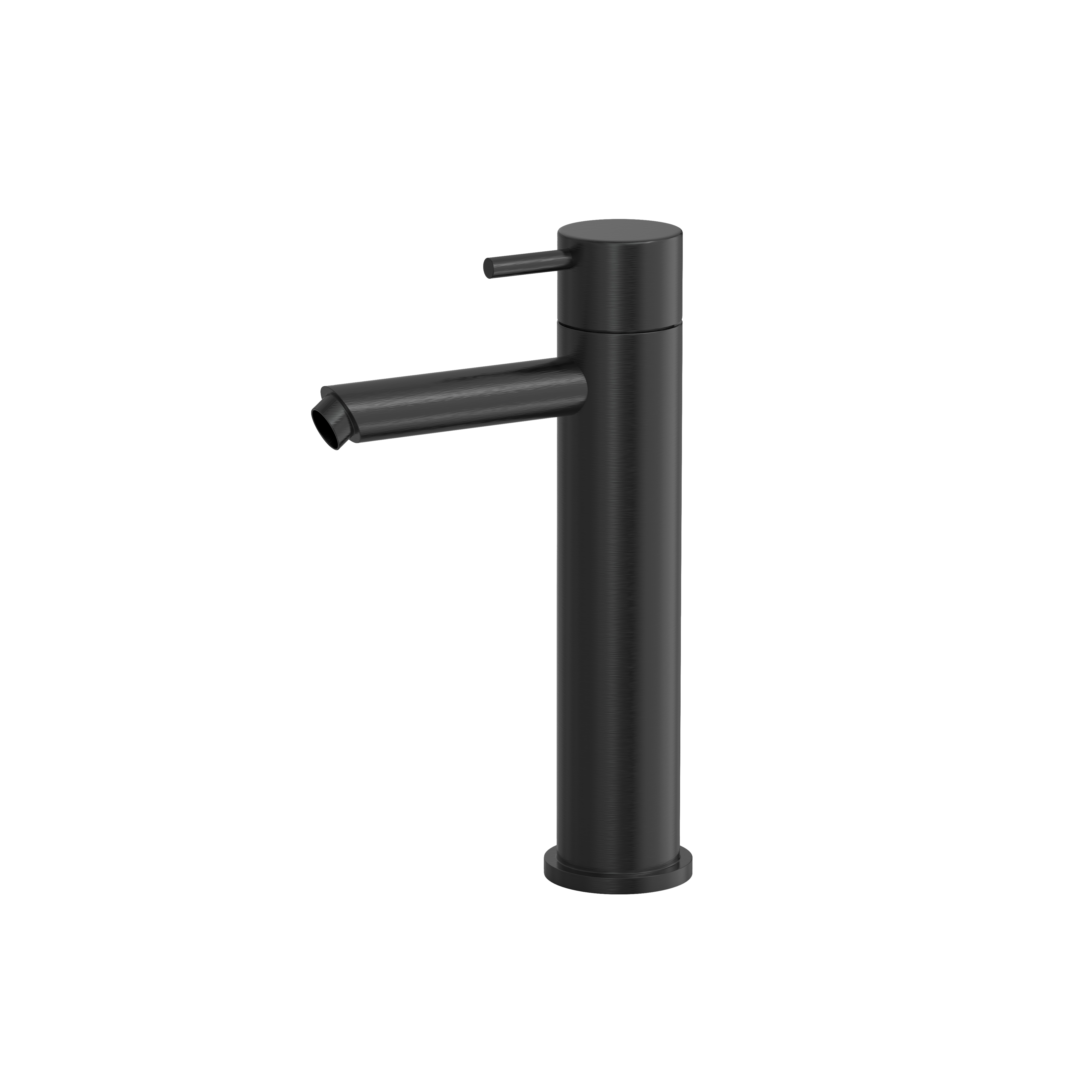 Hotbath Cobber wastafelmengkraan zonder waste CB003MSMBP Geborsteld zwart PVD