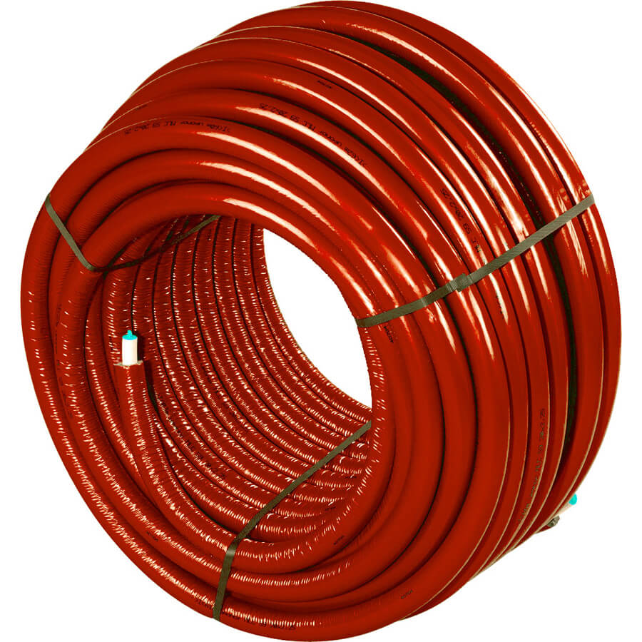 Meter Uponor ISO S 4 op rol rood van 50 meter 25 1091711