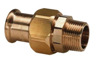 VSH XPress koper 3 delige koppeling buitendraad 15x3/4 4802600