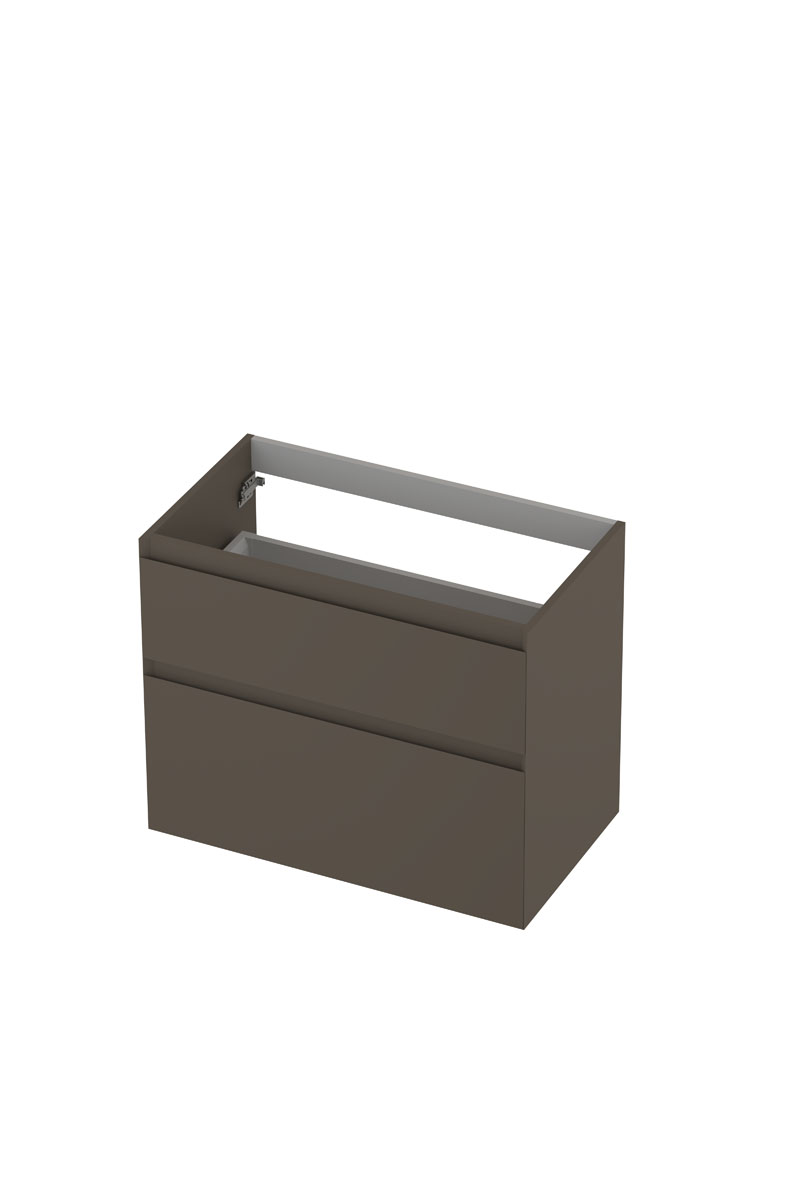 INK onderk. 2 la GL gelakt 45gr a-symm. H800xB450xD650 Mat taupe / 1240825