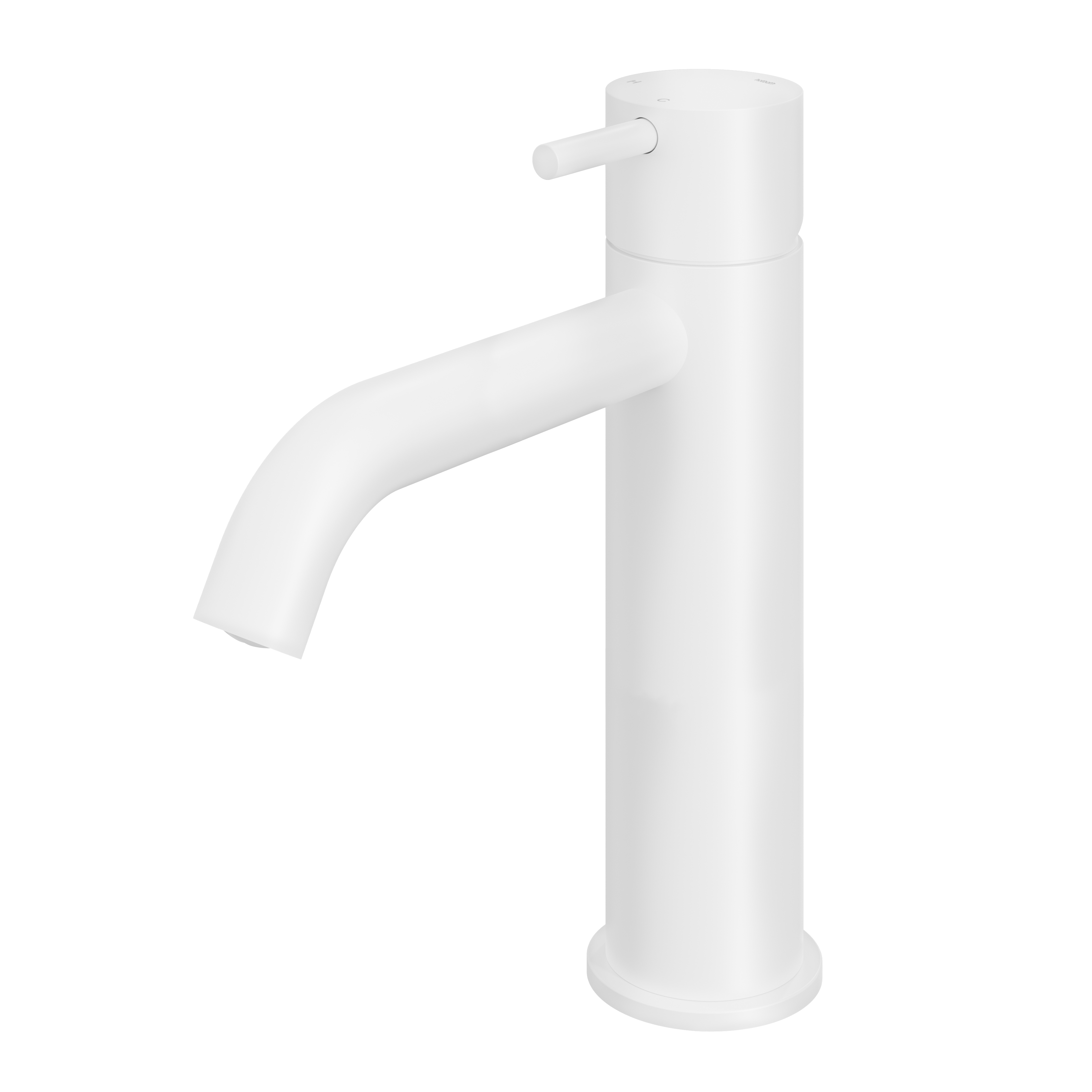 Hotbath Cobber wastafelmengkraan CB003MCWH Mat wit