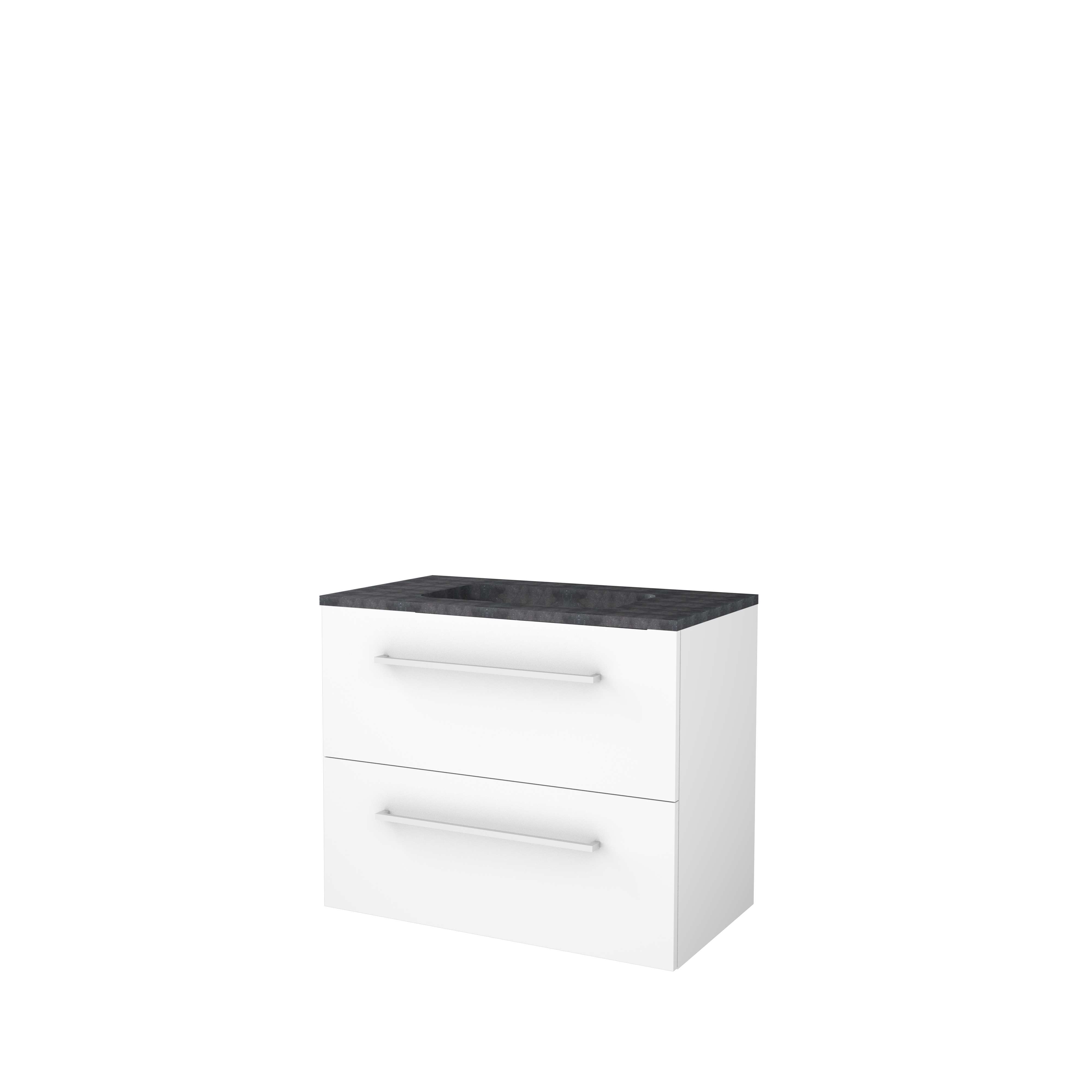 Basic Start 46 onderk. m. gr. incl. 2 la + hardst. wast. z. krgt. B800xD460 Ice White / 1813216