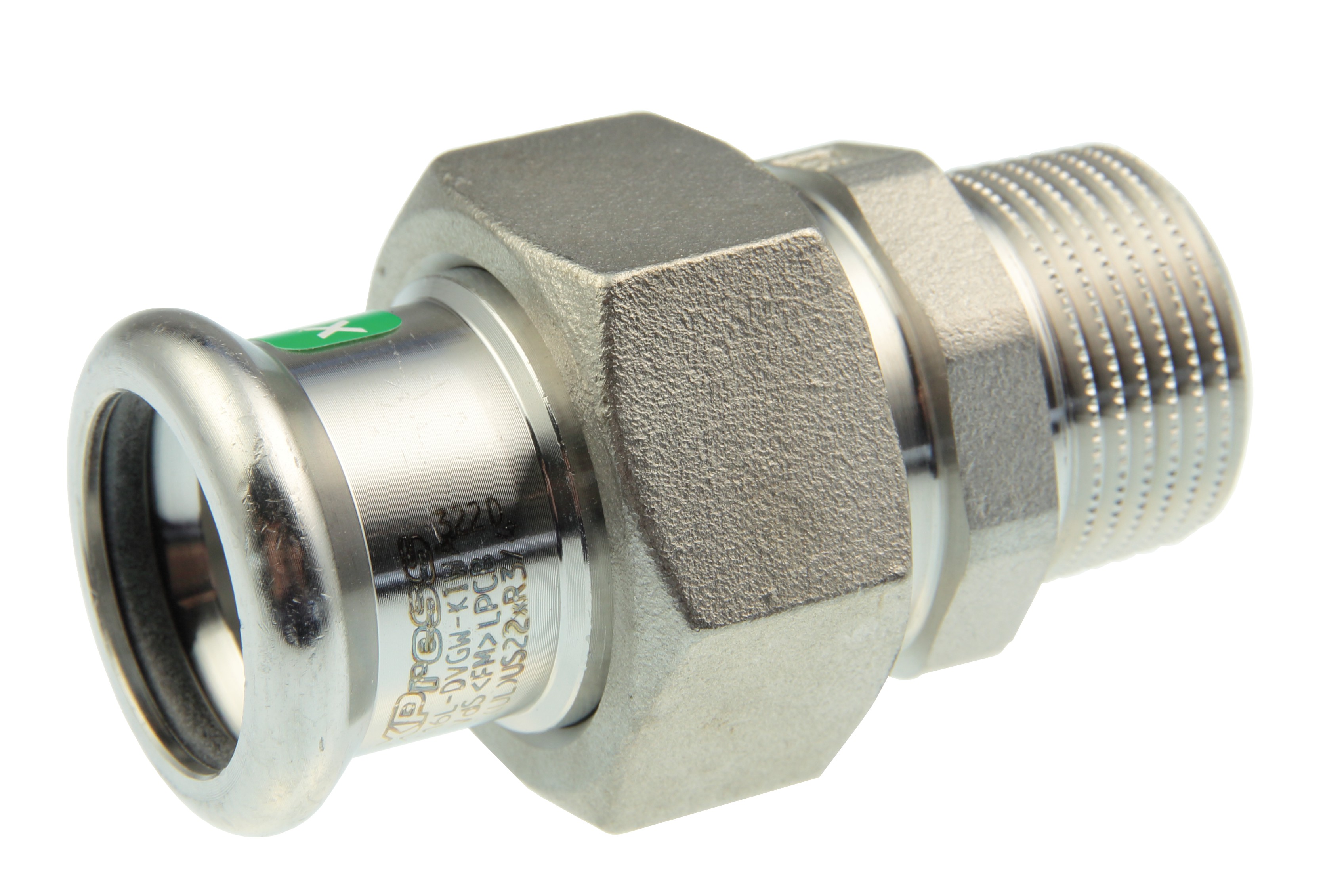 VSH XPress RVS 3 delige overgang buitendraad 22x3/4 6192175