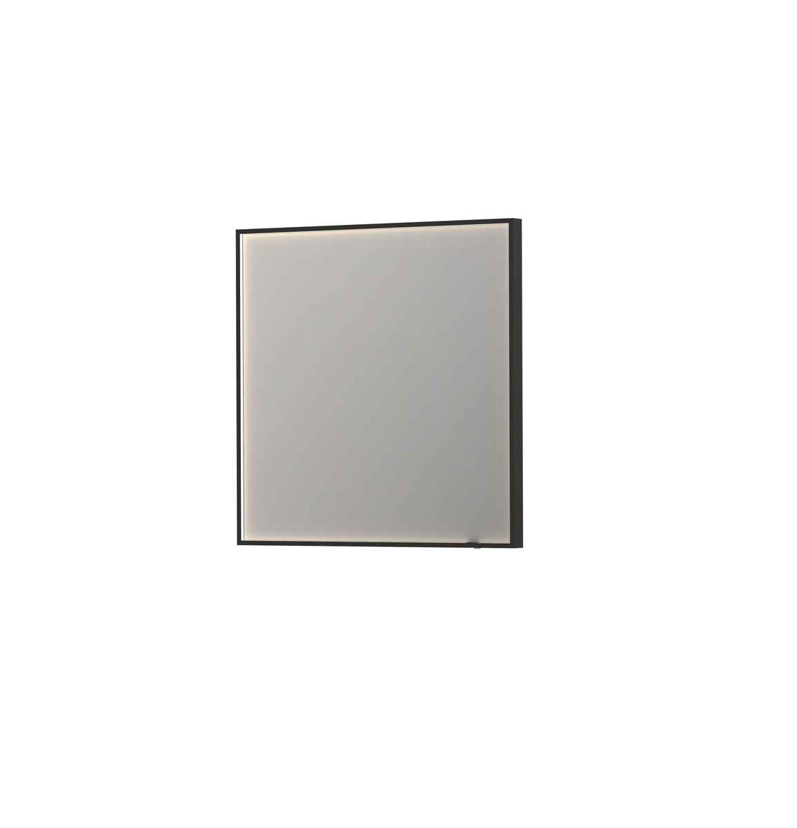 INK spg. SP19 rechthoek in stalen kader incl dir LED verw. color dimbaar + schak. H800xB800xD40 Mat zwart / 8409045