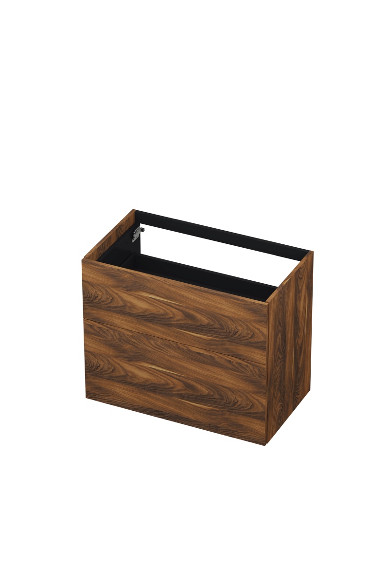 INK onderk. 2 laden push to open 65cm hout decor 1259001 Noten H650xB800xD450