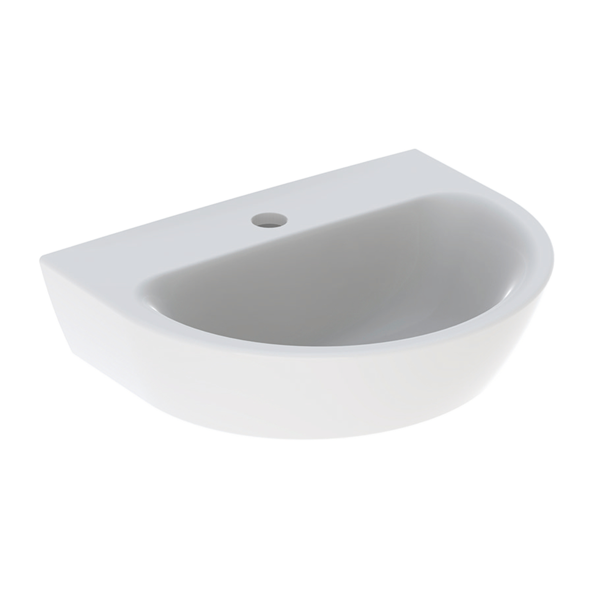 Geberit Renova fontein 45x36cm m.krgt. z.overl. 500.494.01.8 Wit KeraTect