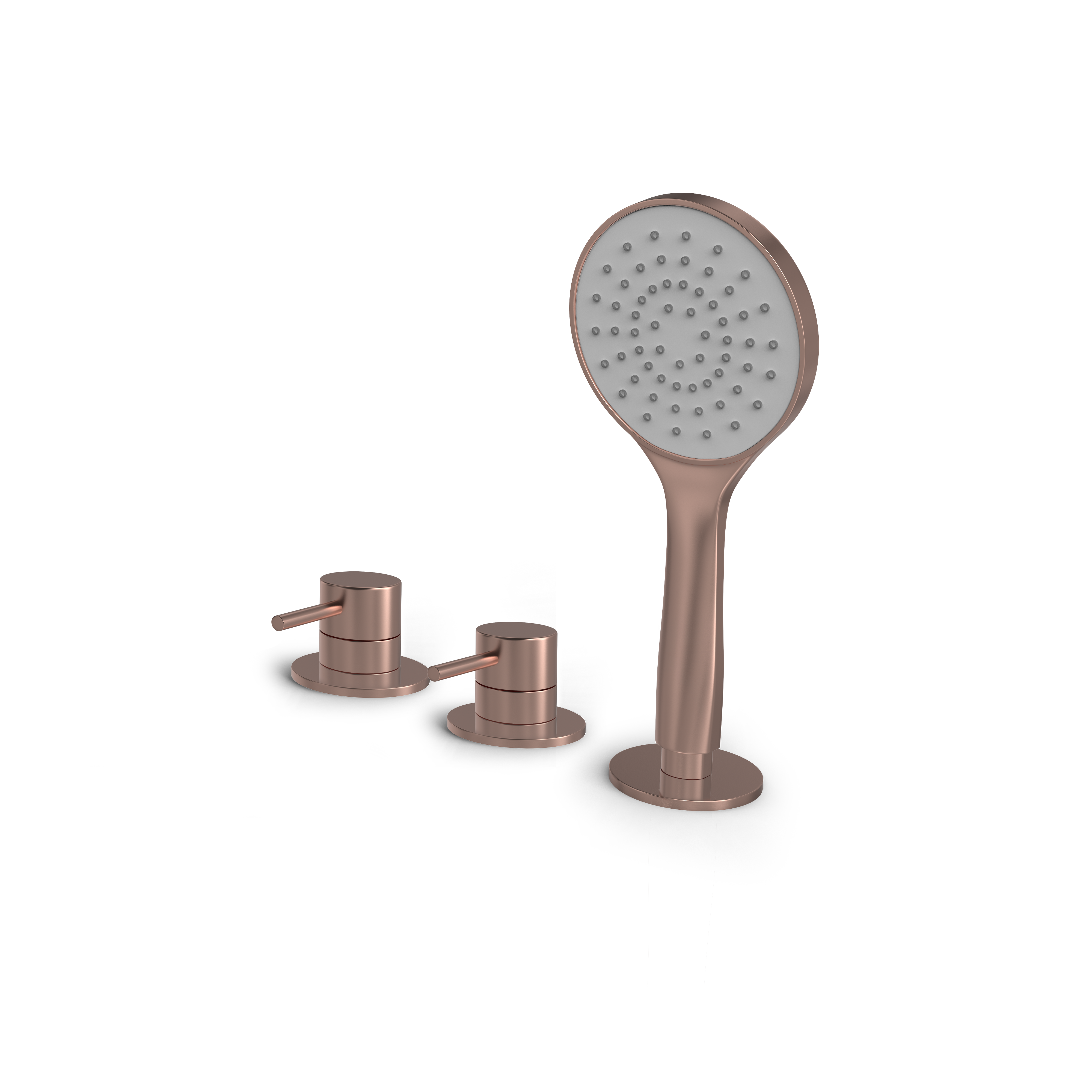 Hotbath BUDDY badrandcombinatie eenhendel mengkraan B175BCP Geborsteld koper PVD