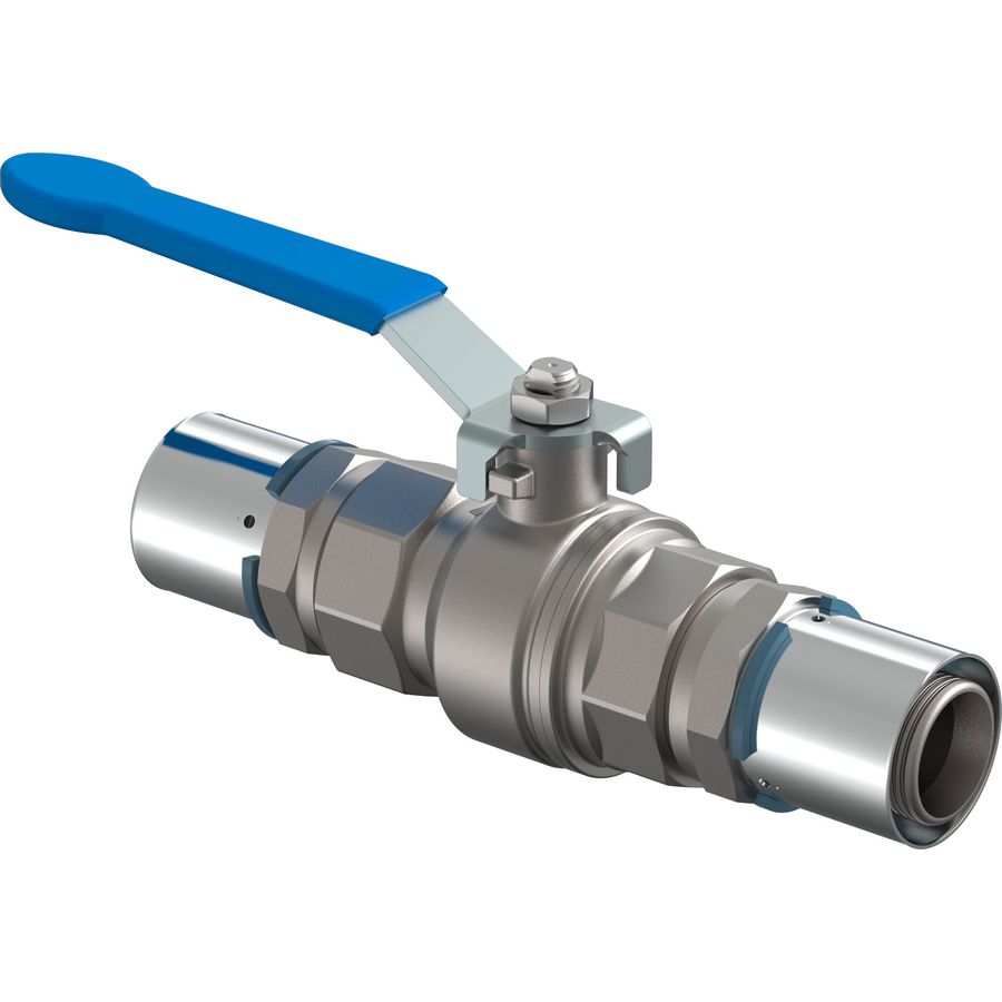 Uponor S-press Plus kogelkraan met hendel 40-40mm 1046607