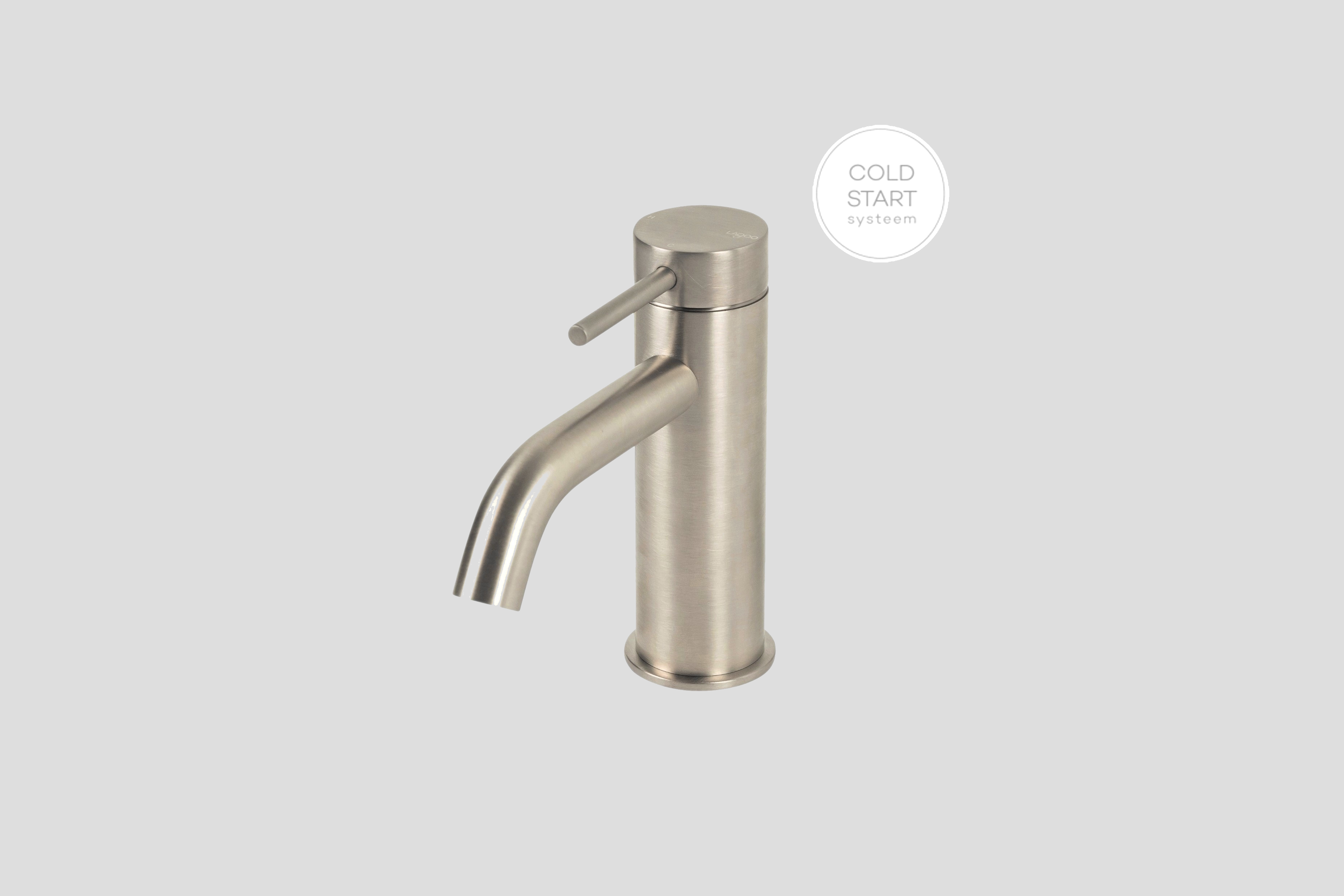 Lagoo Garda wastafelmengkraan regular G1100BN Brushed Nickel