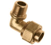 Mess. 3-del. kniekopp. 3/8bu. x 12 mm.