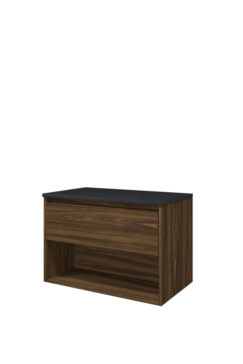 Proline Top afdekplaat hardsteen onderk. m. schap H540xB800xD460 Cabana oak/Blue stone / 1817873