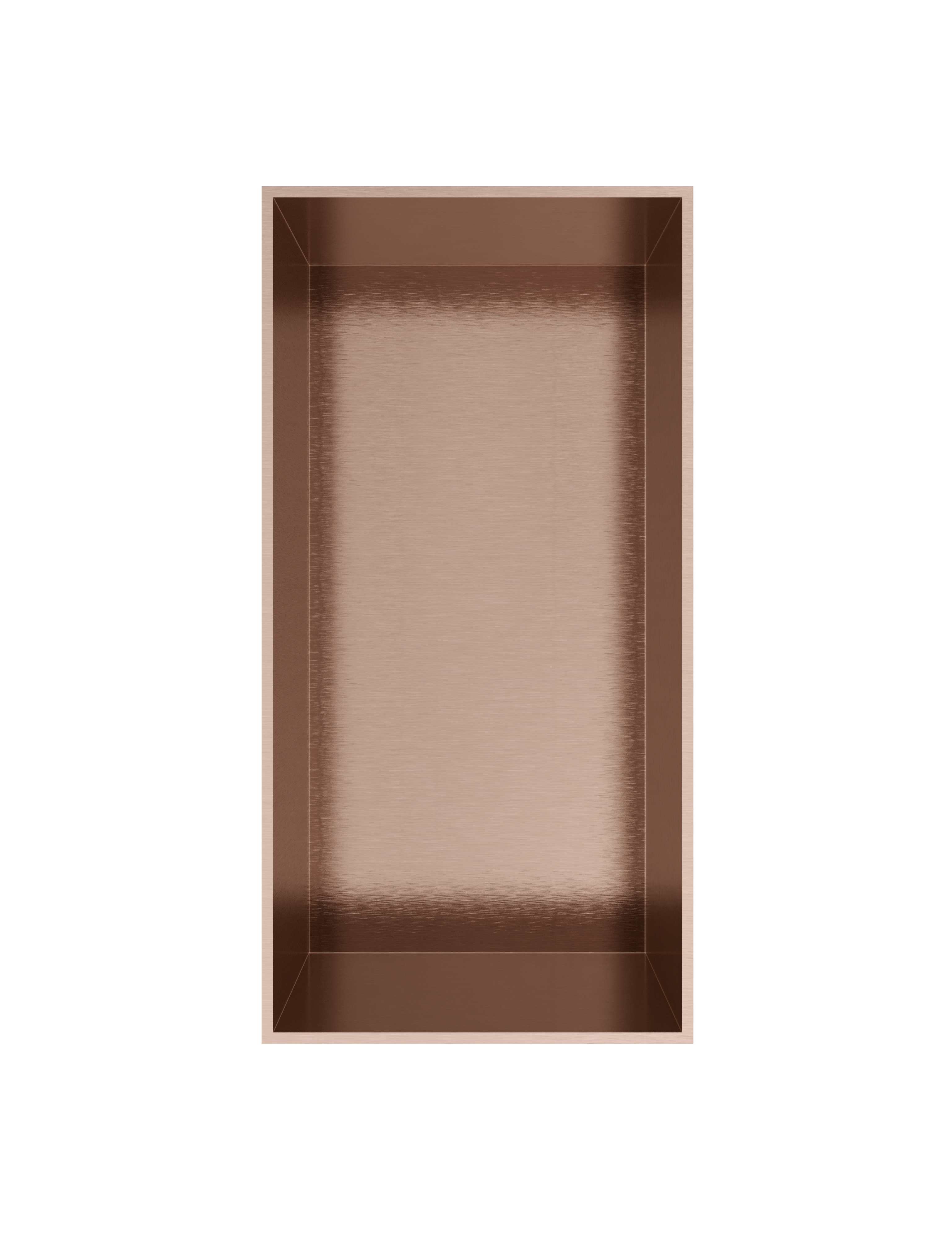 Hotbath More inbouwbox of inbouwnis 30x15x10cm frameless BOX015FBCP Geborsteld koper PVD