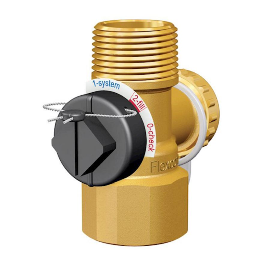 Flamco afsluiter Flexcontrol 3/4 bt.xbn. 28925