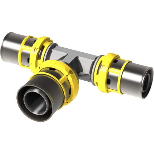 Comap SkinPress gas Verloop T stuk 26x16x26 7130RG261626