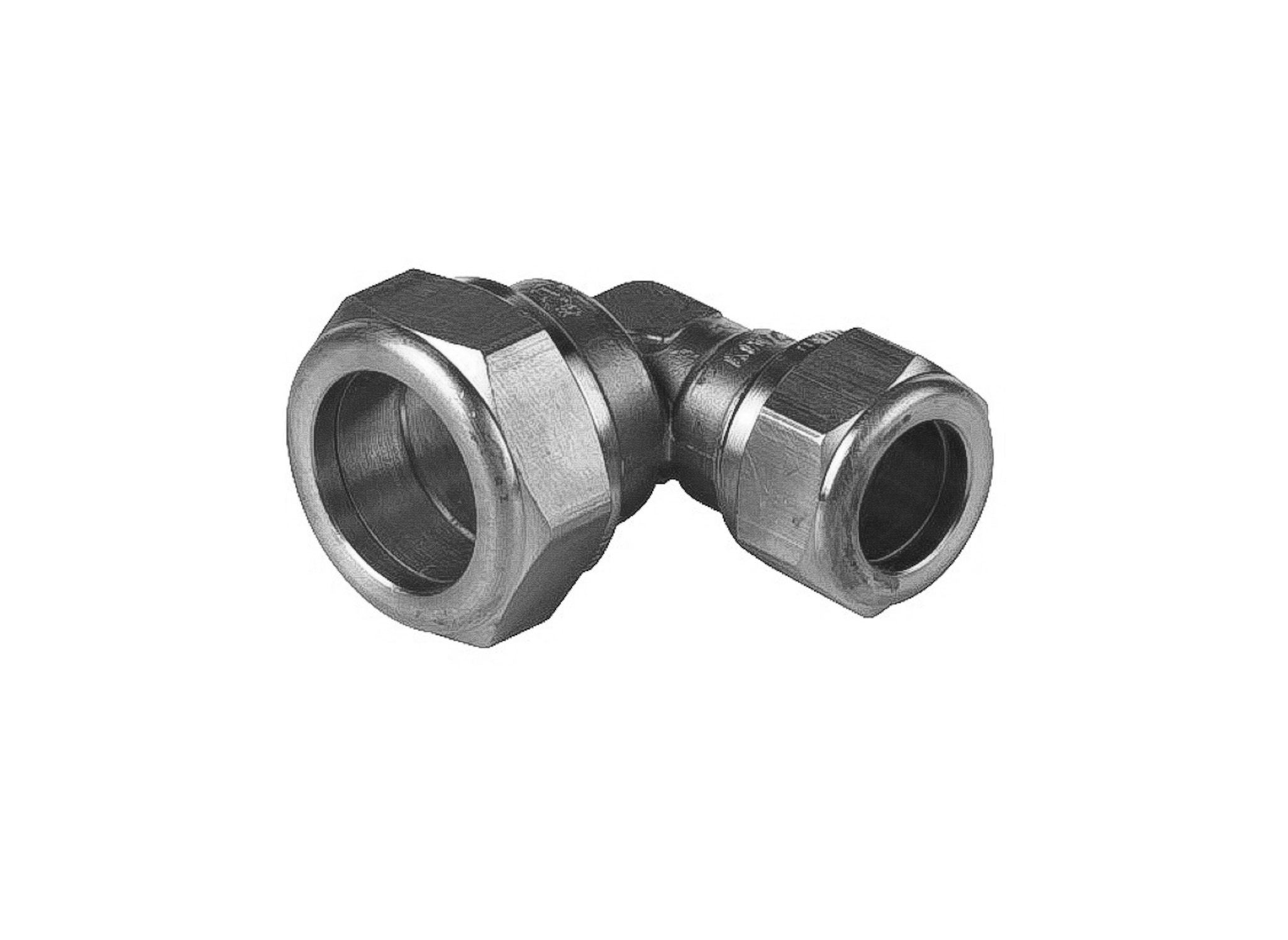 VSH Verloopknie knel 22x15 chroom 0864105