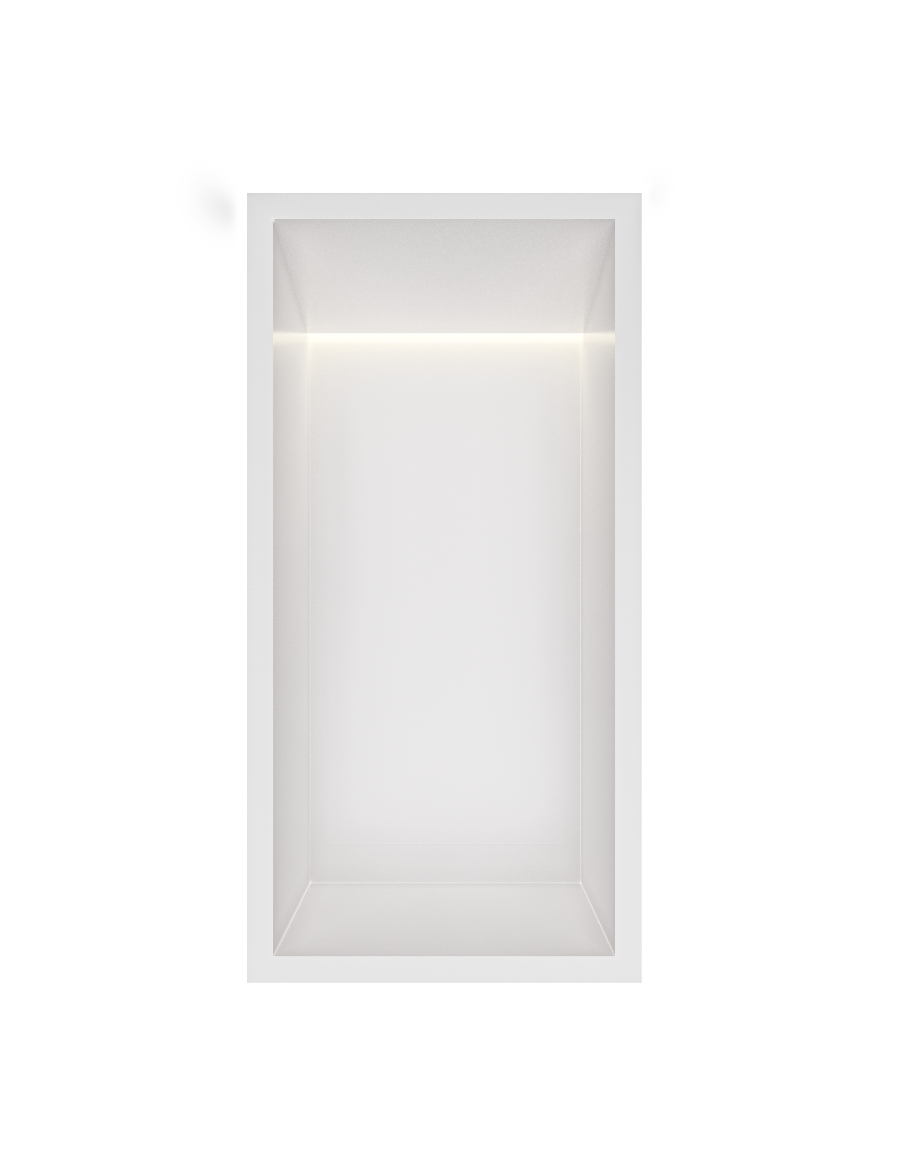 Hotbath More inbouwbox of inbouwnis 30x15x10cm with LED IP44 BOX015LWH Mat wit