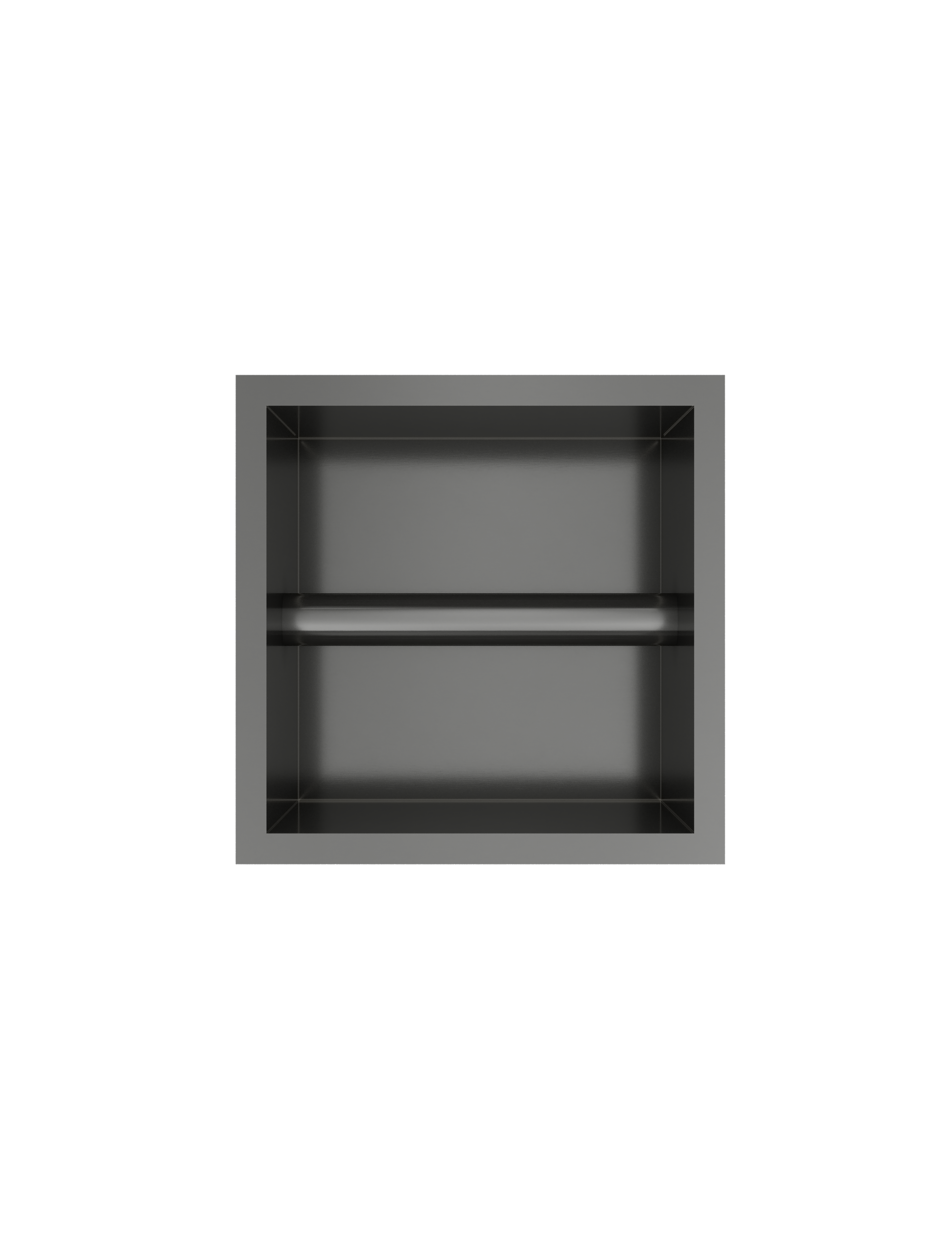 Hotbath More inbouw toiletrol houder 16x16x12.6cm PH016BGP Geborsteld gunmetal PVD