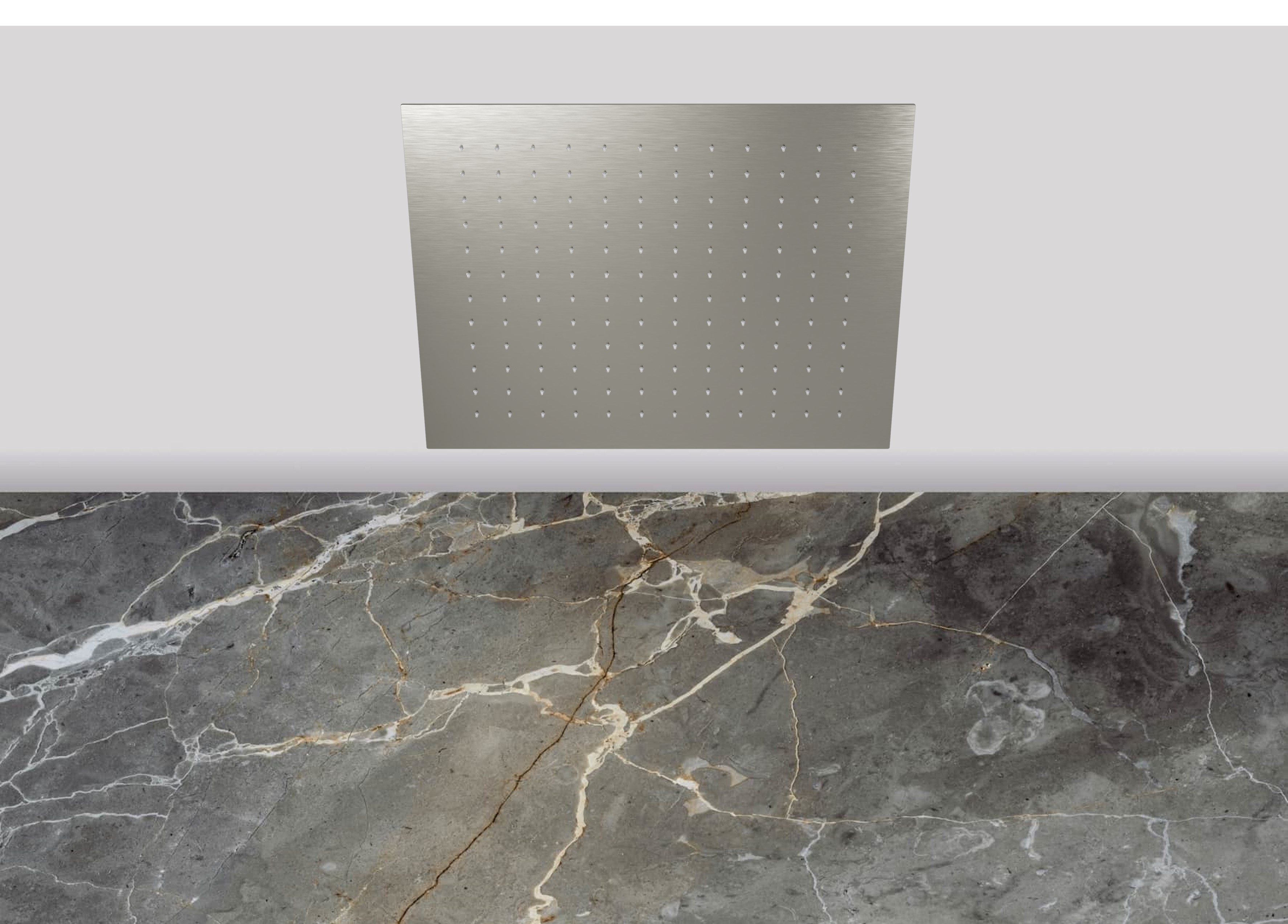 Lagoo Nesso Hoofddouche Easy Peasy 440 x 440 m. Easy Fix systeem N8211BN Brushed Nickel