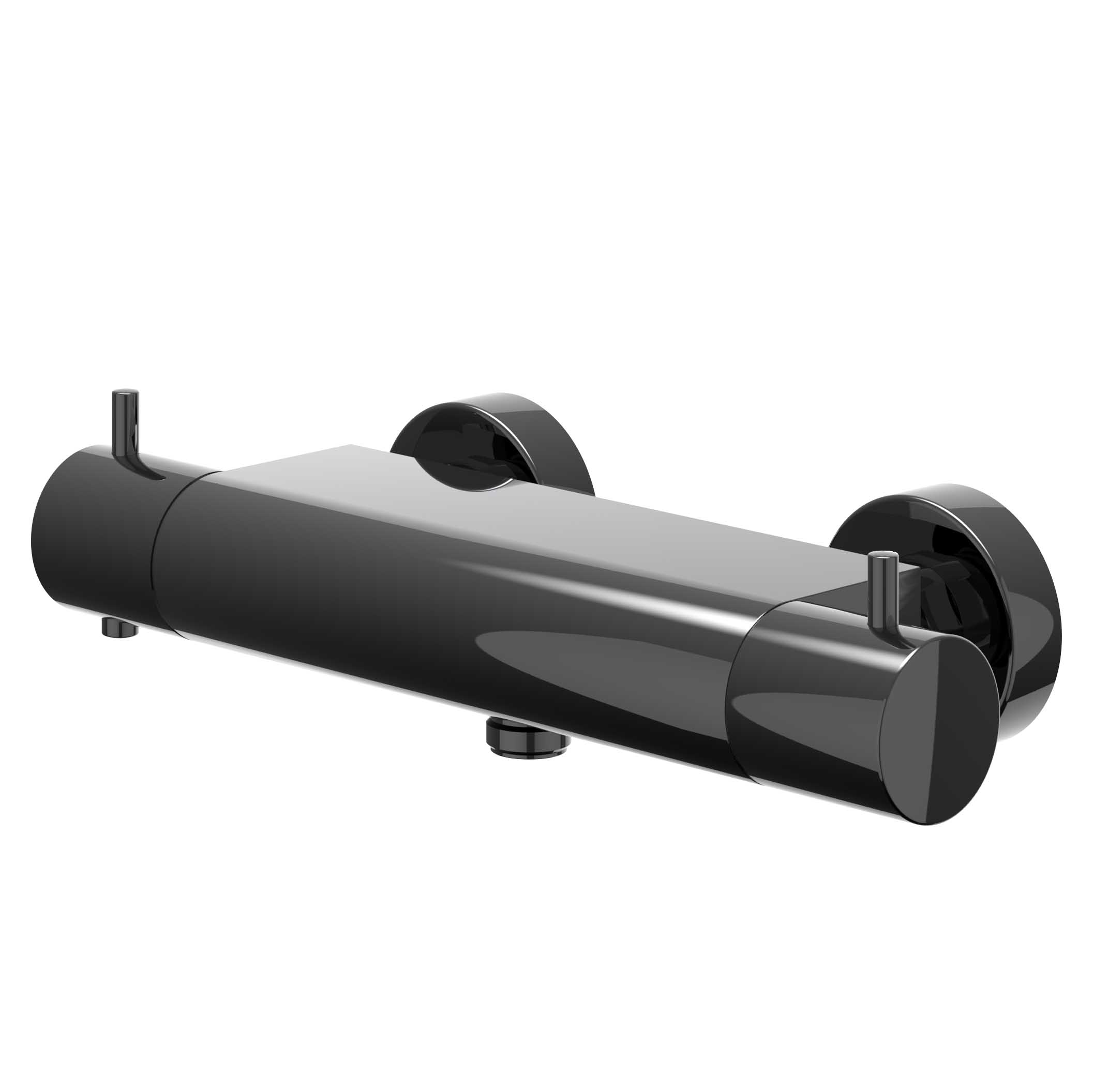 IVY Bond Douchethermostaatkraan opbouw cooltouch 6201007 Zwart chroom PVD