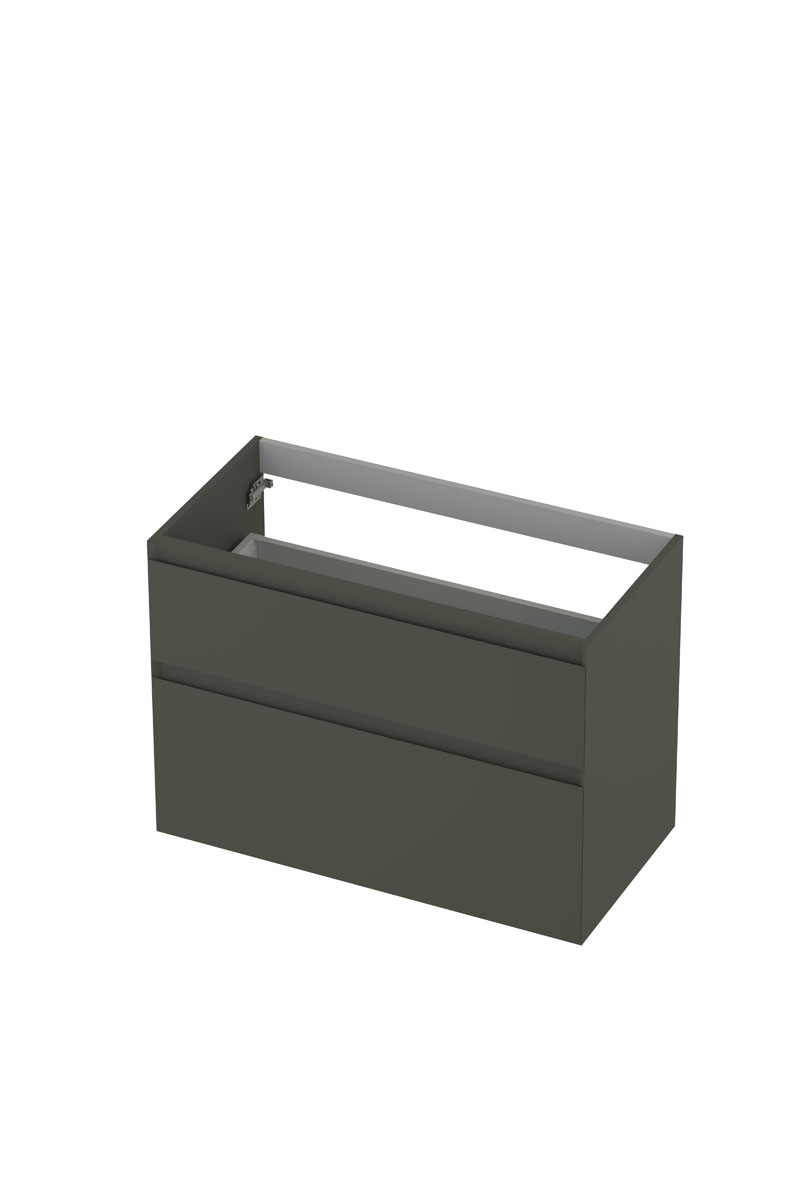 INK onderk. 2 la GL gelakt 45gr a-symm. H900xB450xD650 Mat beton groen / 1240837