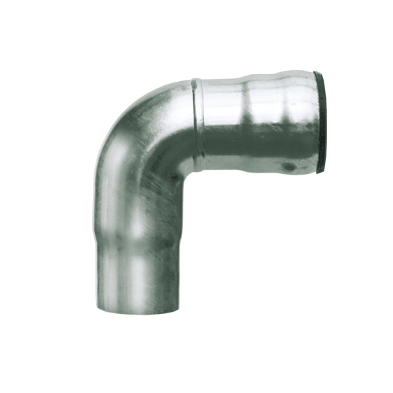 Stalen bocht 80mm 90gr.