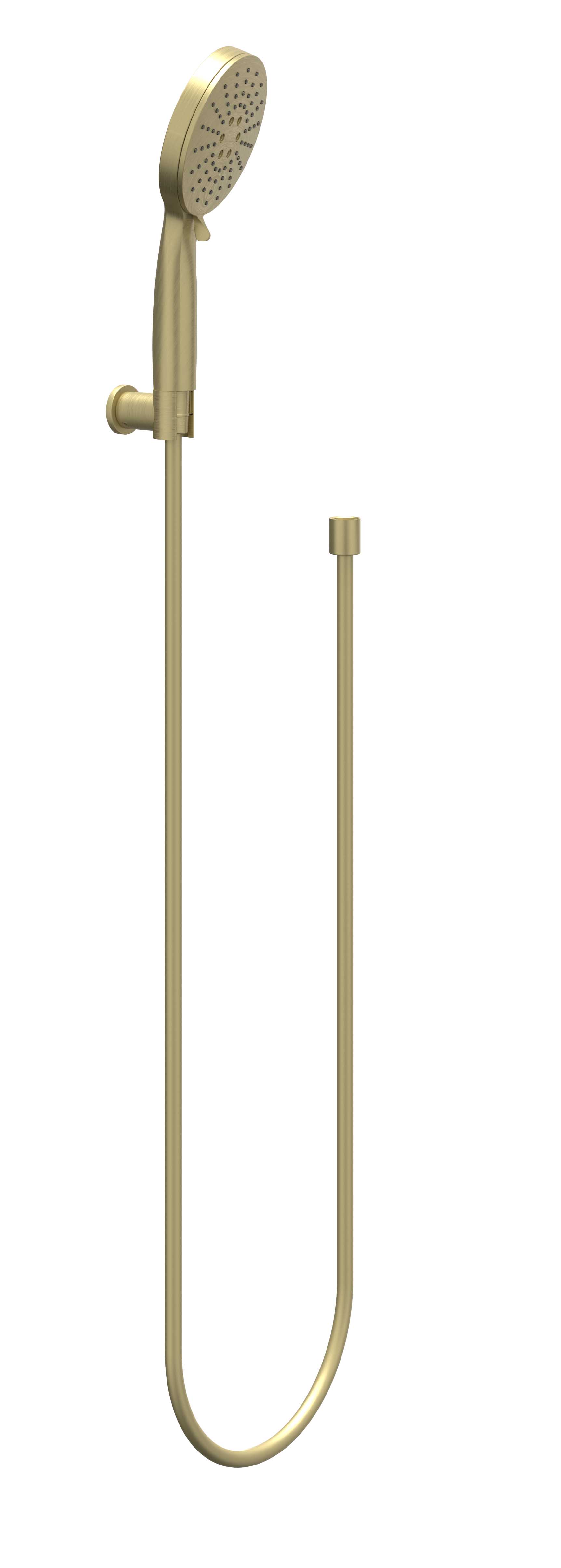 IVY handdset slang 150cm wandhouder en 3-standen handd 6901114 gebr. mat goud PVD