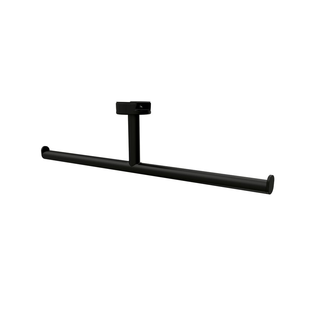 Geesa Leev Toiletrolhouder zonder klep dubbel Zwart 918212-06