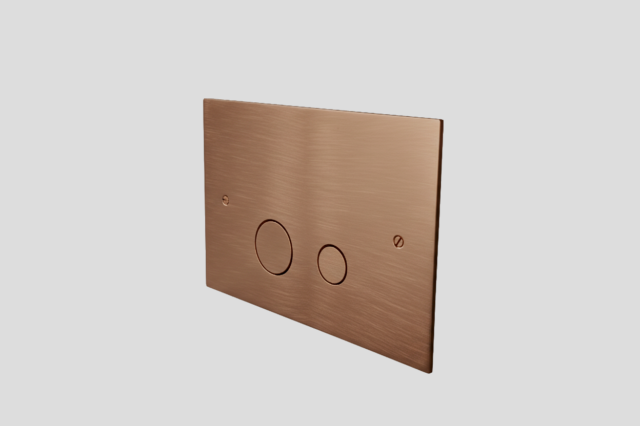 Lagoo Garda Bedieningspaneel (geschikt voor Geberit UP320) G6130BK Brushed Copper PVD