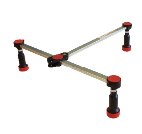 Douchebakondersteun 3 poots Hoogte tot 165mm