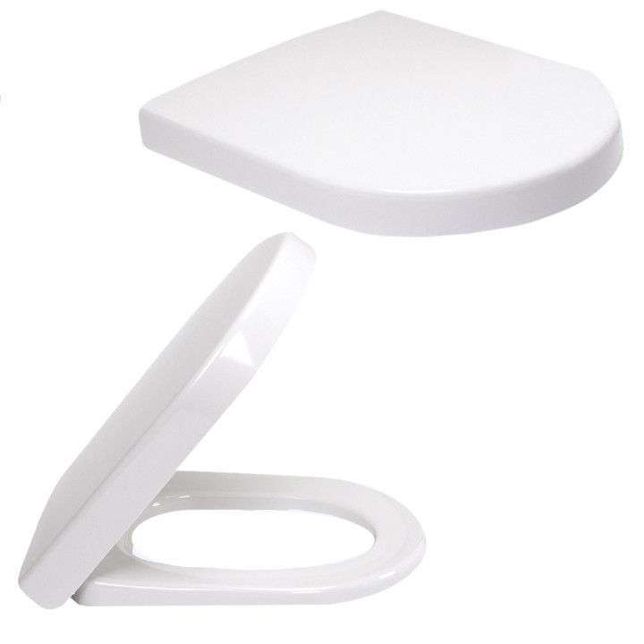 V&B O.Novo closetzitting rvs scharnieren 9M396101 Wit Alpin