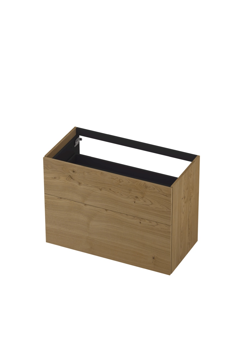 INK P2O onderkast 2 laden push to 1259076 Fineer Natur H650xB900xD450