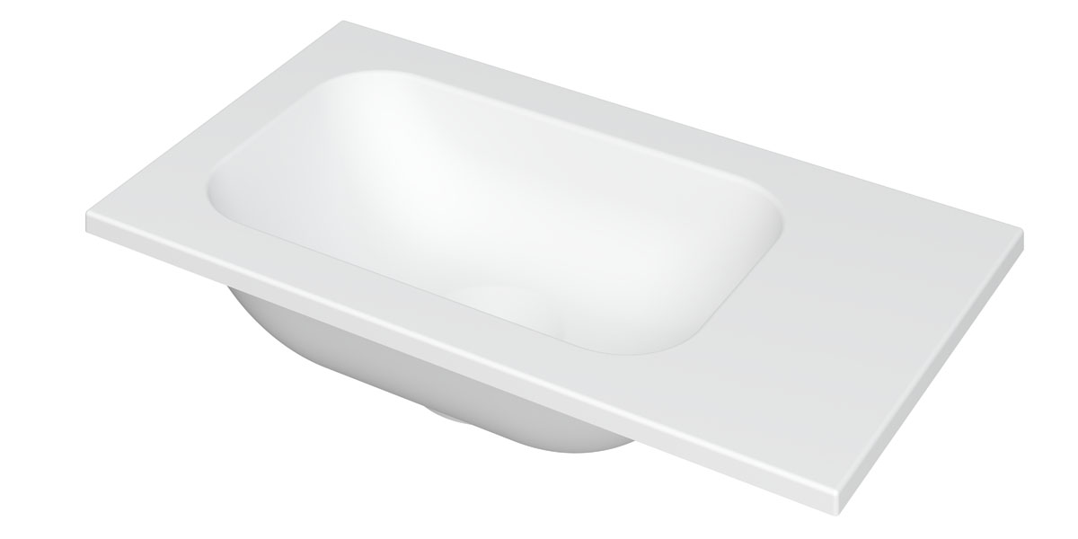 INK Enter Fontein polystone zonder krgt. universeel H10xB400xD220 Mat wit / 3404351