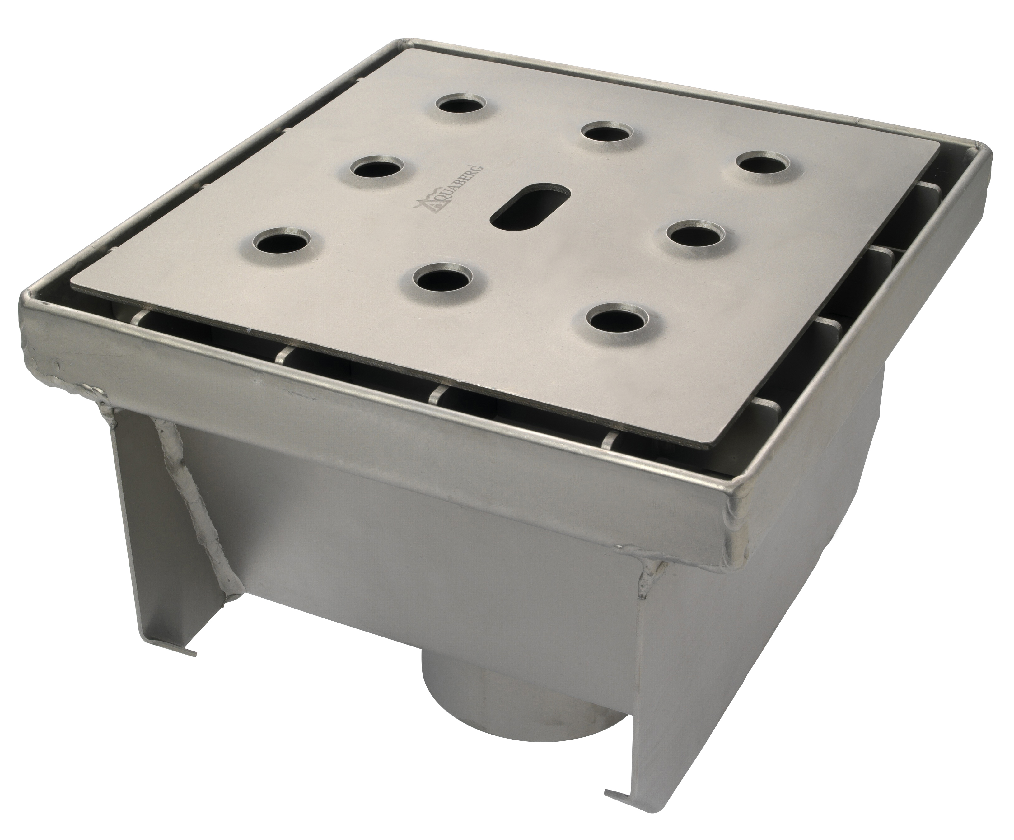 Aquaberg RVS put voor industrie onder uitlaat 4525 25x25cm