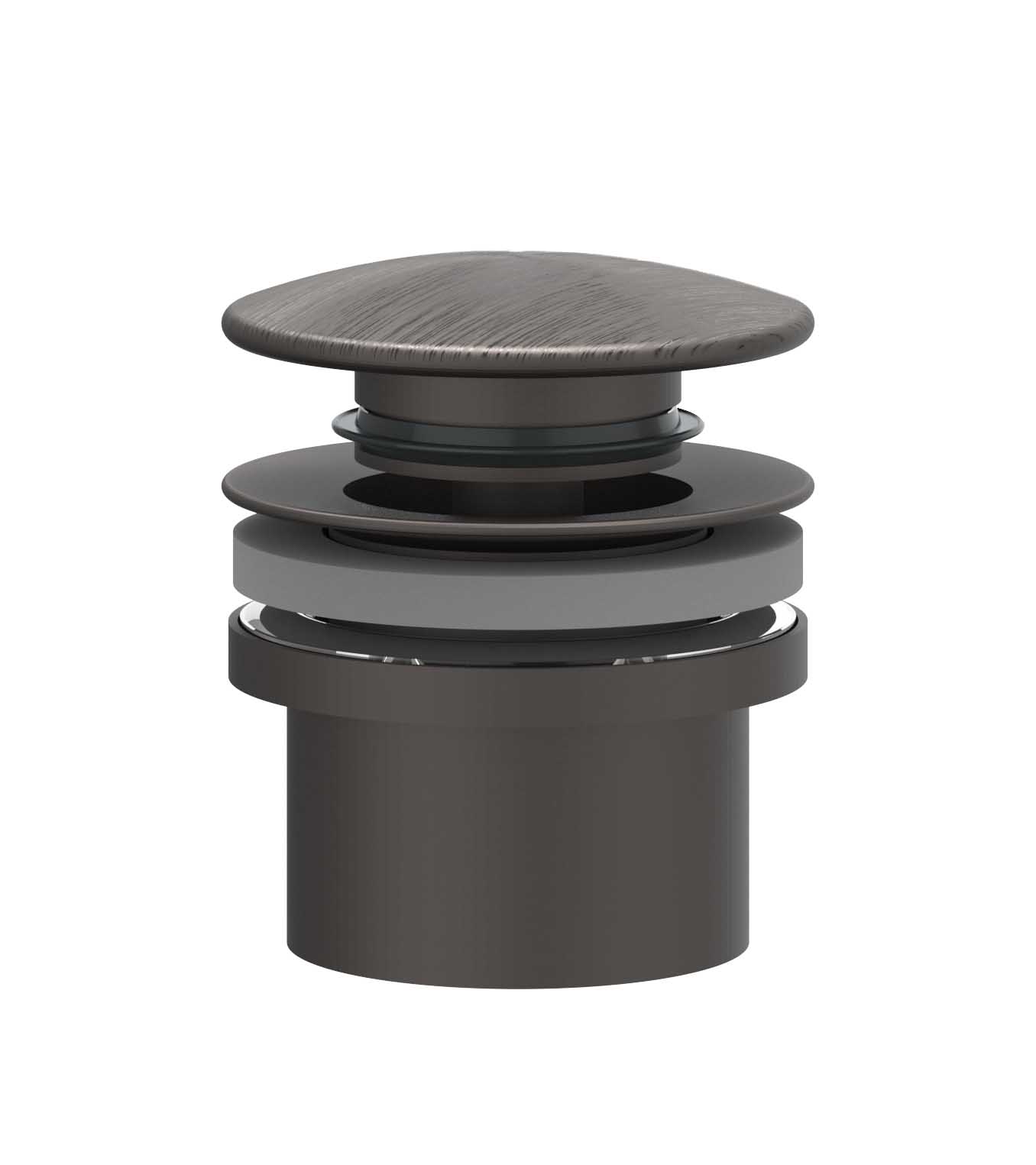 IVY Toebehoren Design plug stopengo 6901764 RVS316 gebr. carbon black PVD