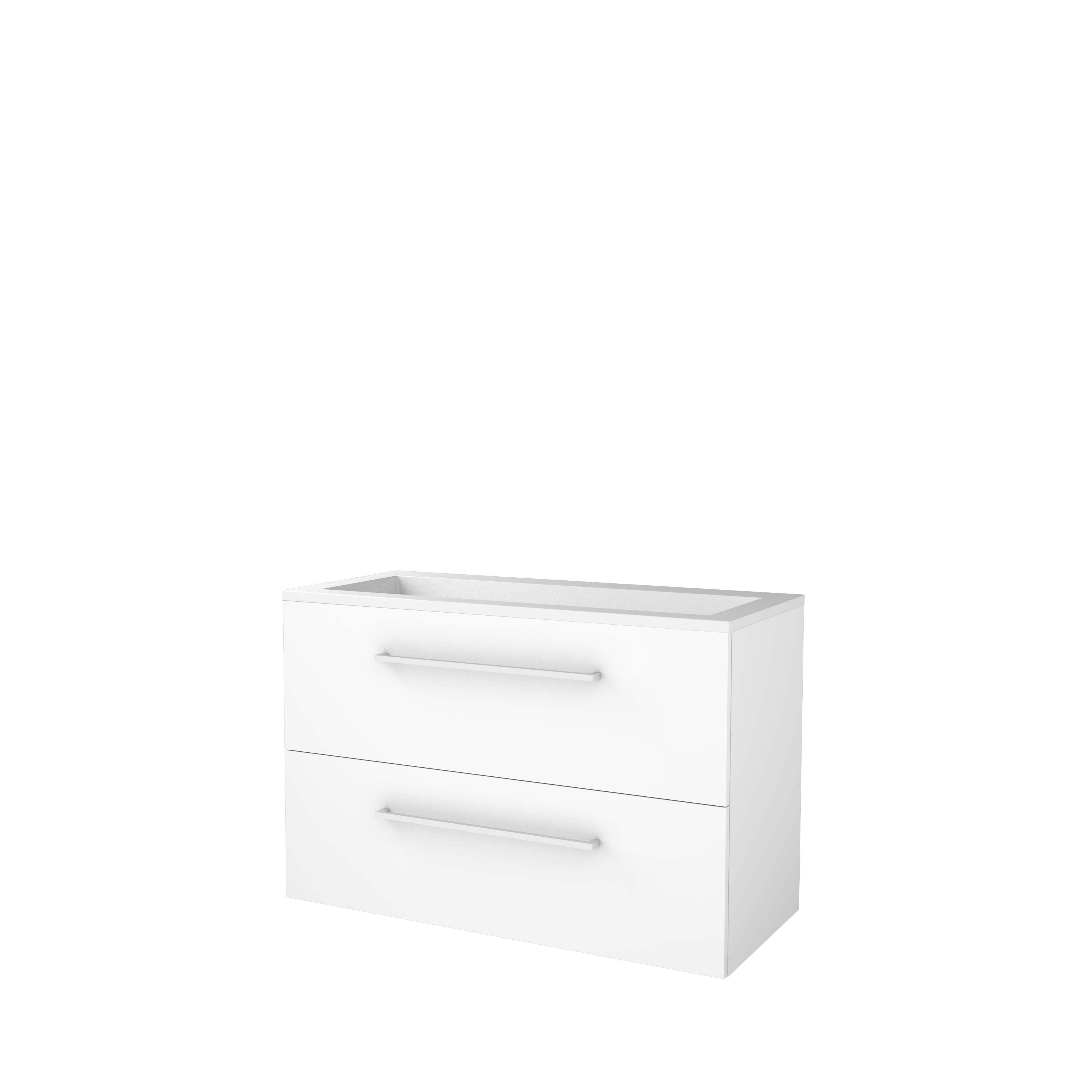 Basic Start 46 set 100x46cm met gr. 2 la Acryl wast. 0 krgt. S46GR100A0IW Ice White