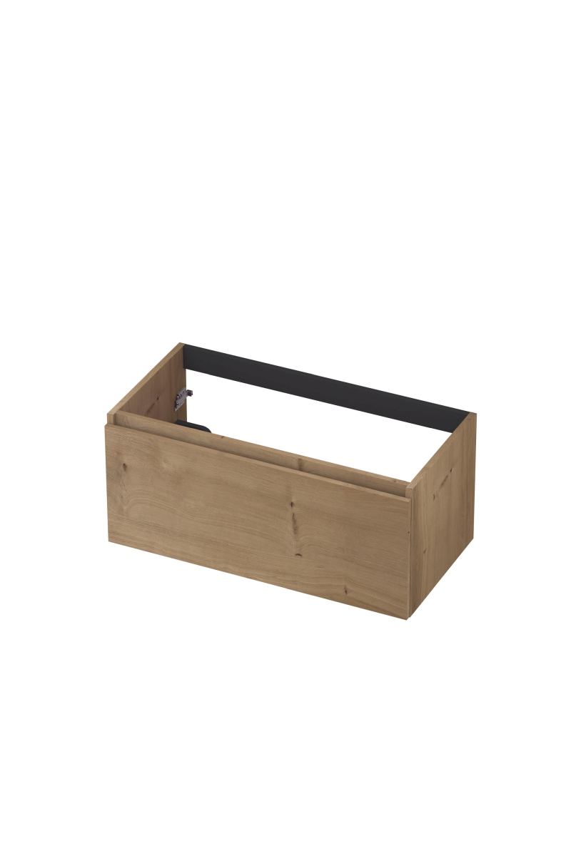 INK Fineer onderkast 1L gr.loos houten keerlijst fineer 1221232 Ash grey H400xB900xD450