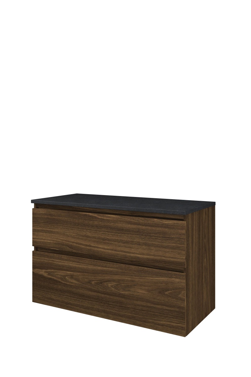 Proline Top afdekplaat hardsteen onderk. a-symm. H620xB1000xD460 Cabana oak/Blue stone / 1817923