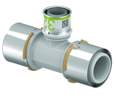 Uponor Composiet pers T-stuk 50x32x50mm 1039969