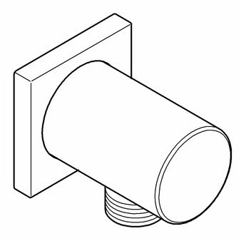 Grohe Rainshower aansluitbocht vierkant 27076LS0