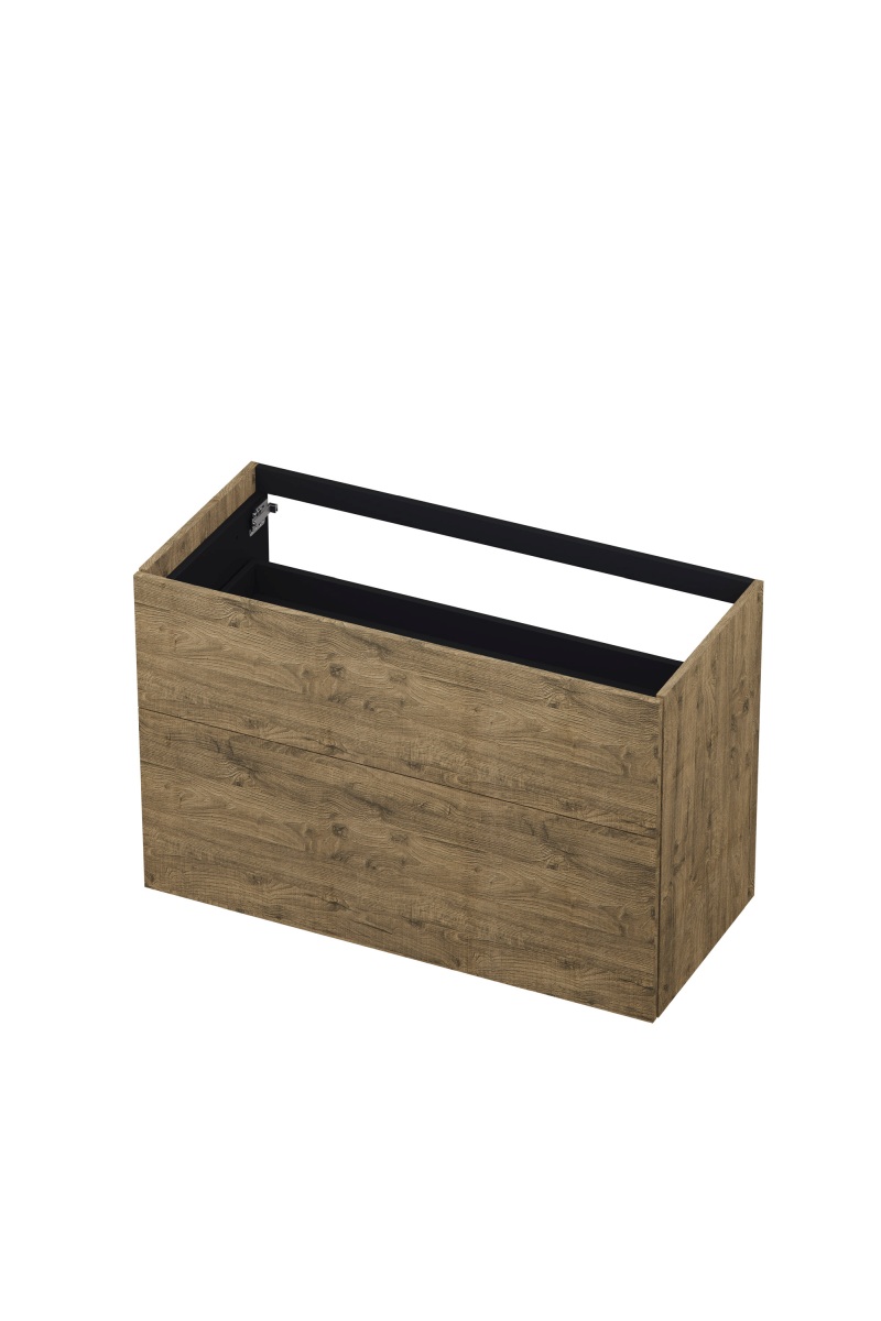 INK onderk. 2 laden push to open 65cm hout decor 1259114 Naturel eiken H650xB1000xD450