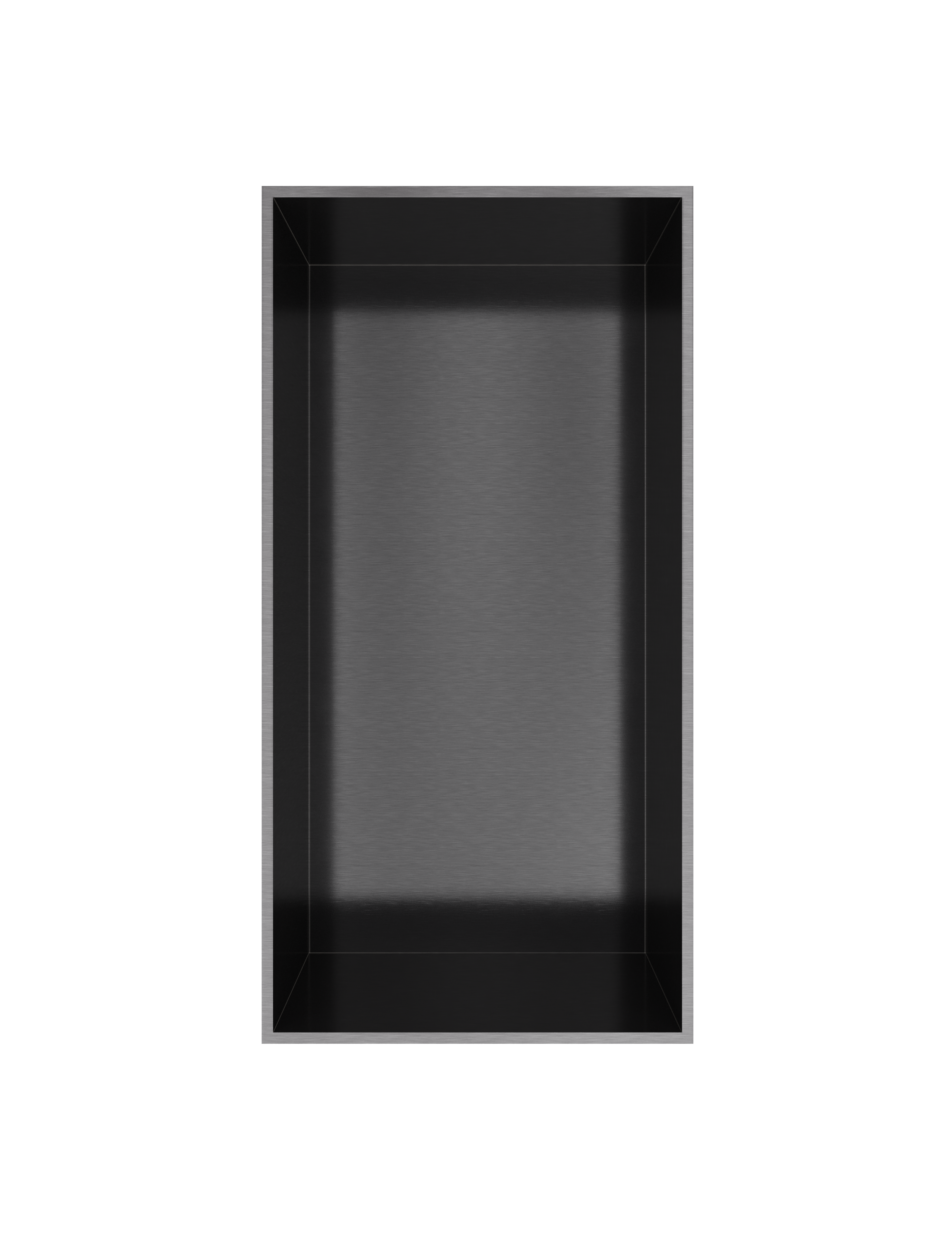 Hotbath More inbouwbox of inbouwnis 30x15x10cm frameless BOX015FMBP Geborsteld zwart PVD