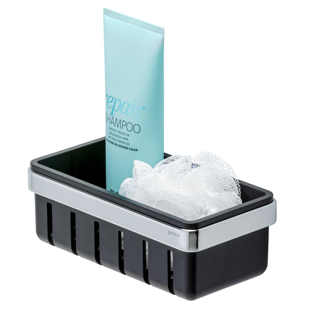 Geesa Frame Douchemand Zwart / Chroom 918801-02-06